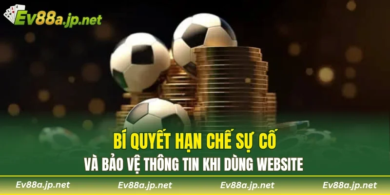 Bí quyết hạn chế sự cố và bảo vệ thông tin khi dùng website