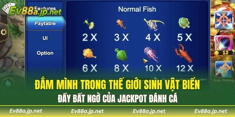 Đắm mình trong thế giới sinh vật biển đầy bất ngờ của Jackpot Đánh Cá