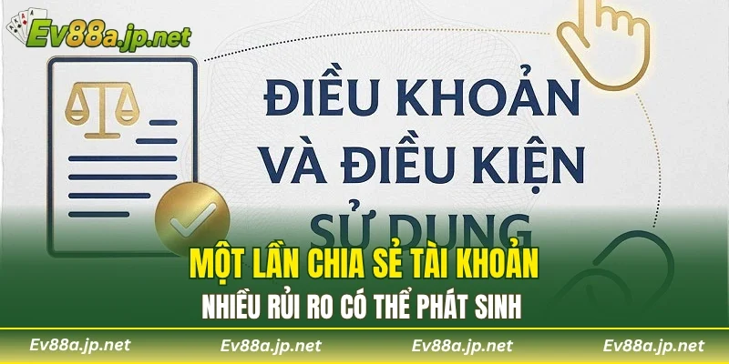 Một lần chia sẻ tài khoản, nhiều rủi ro có thể phát sinh