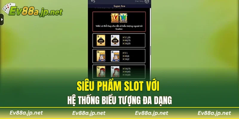 Siêu phẩm slot với hệ thống biểu tượng đa dạng