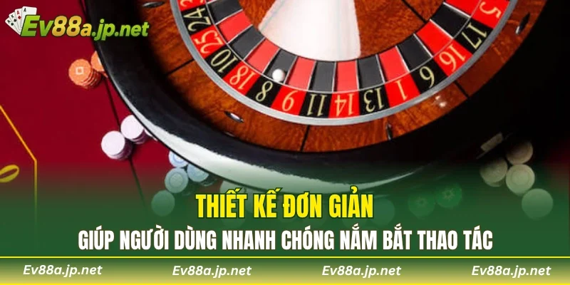 Thiết kế đơn giản giúp người dùng nhanh chóng nắm bắt thao tác